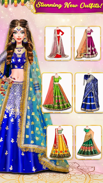 Indian Wedding Dress up Games - عکس بازی موبایلی اندروید