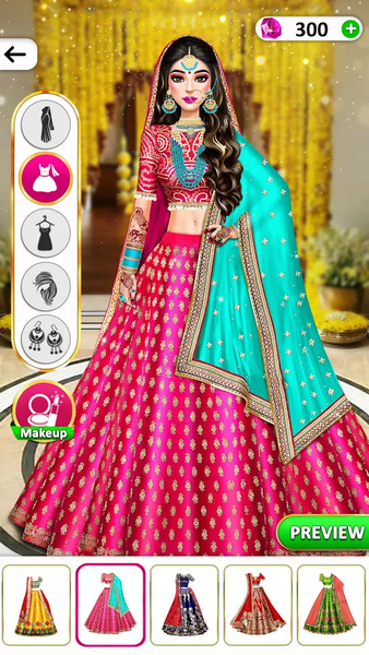 Indian Wedding Dress up Games - عکس بازی موبایلی اندروید