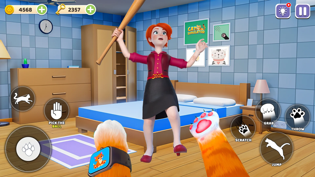 Cat Simulator: Scary Mom Games - عکس بازی موبایلی اندروید