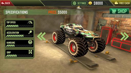 Army Monster Truck Demolition - Image screenshot of android app