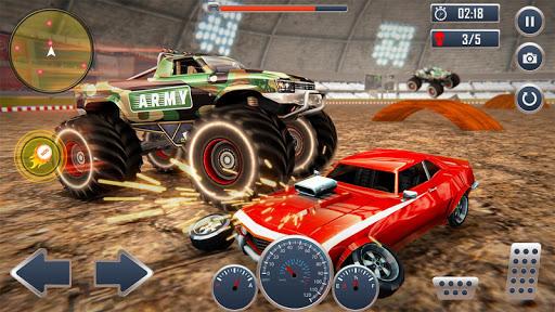 Army Monster Truck Demolition - Image screenshot of android app