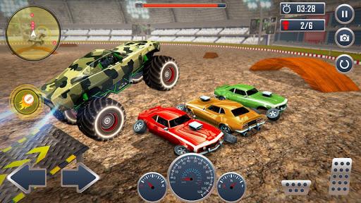 Army Monster Truck Demolition - Image screenshot of android app