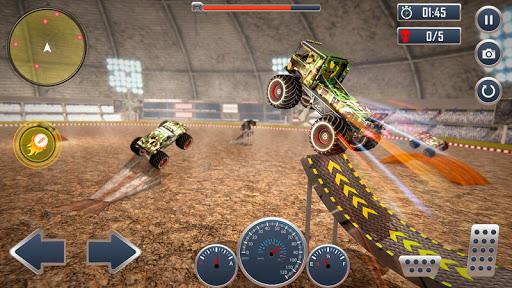 Army Monster Truck Demolition - Image screenshot of android app
