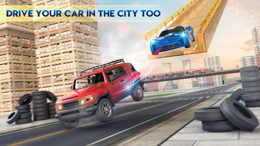 Vertical Mega Ramp Impossible Car Stunts - Image screenshot of android app