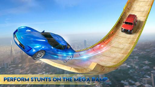 Vertical Mega Ramp Impossible Car Stunts - Image screenshot of android app