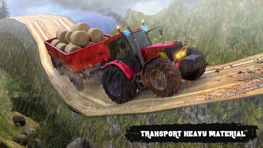 Offroad Tractor Trolley Cargo Driving - Image screenshot of android app