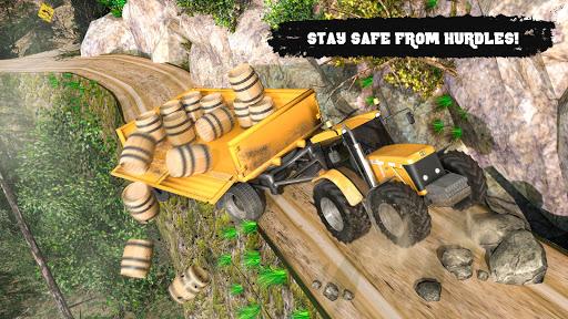 Offroad Tractor Trolley Cargo Driving - Image screenshot of android app