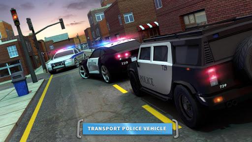 Police Car Transport Cargo Truck Simulator - عکس برنامه موبایلی اندروید