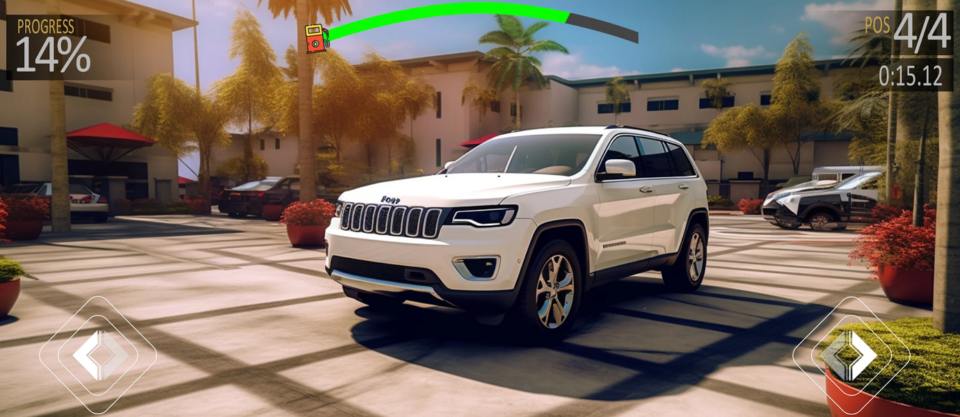 Prado Jeep Parking: Car Games - Gameplay image of android game