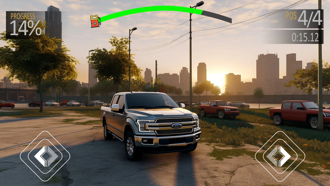 Prado Jeep Parking: Car Games - Gameplay image of android game