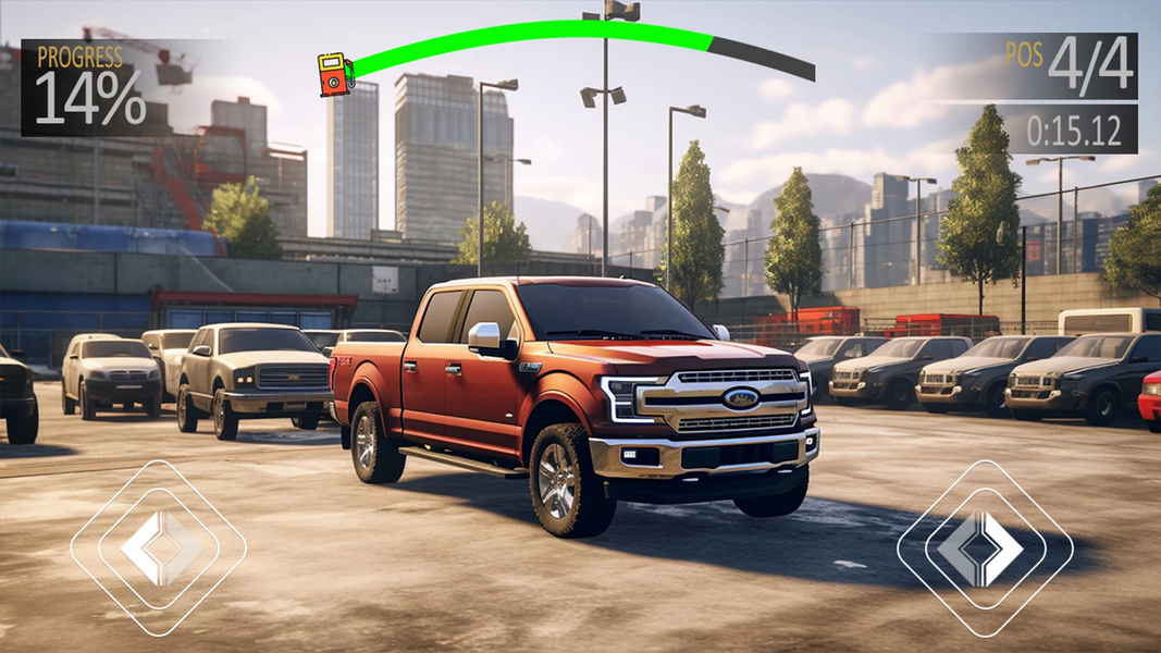 Prado Jeep Parking: Car Games - Gameplay image of android game