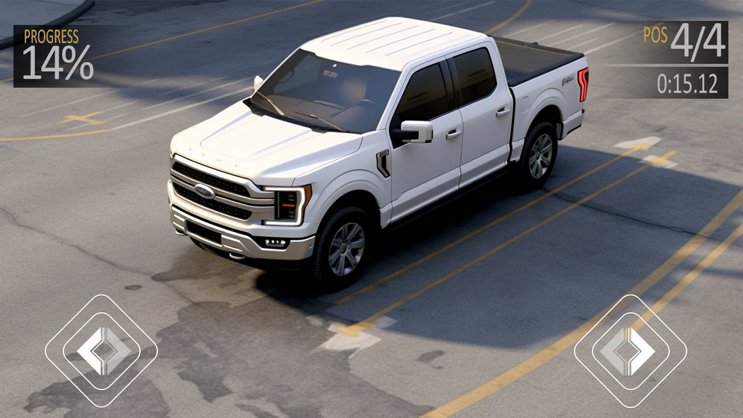 Prado Jeep Parking: Car Games - Gameplay image of android game