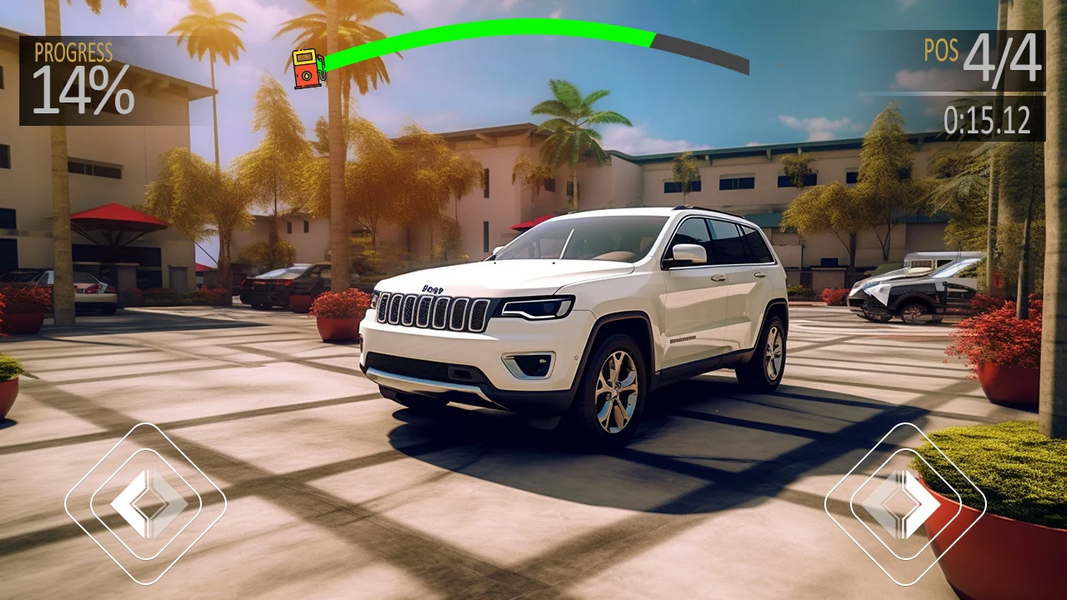 Prado Jeep Parking: Car Games - Gameplay image of android game