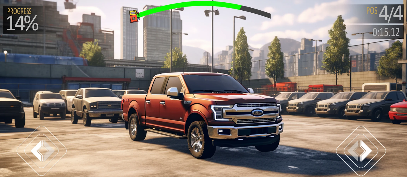 Prado Jeep Parking: Car Games - Gameplay image of android game