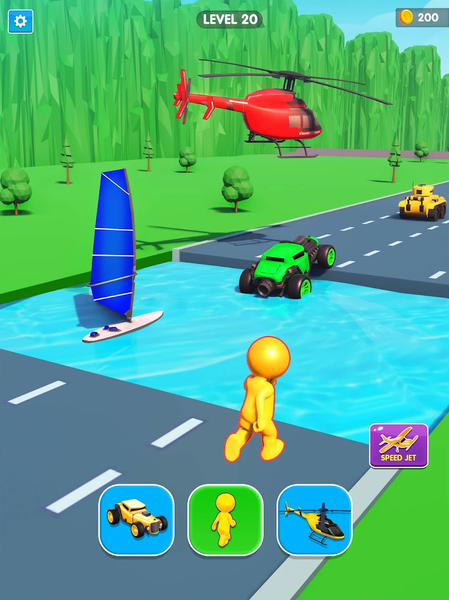 Shape Evolution: Race and Run - Image screenshot of android app