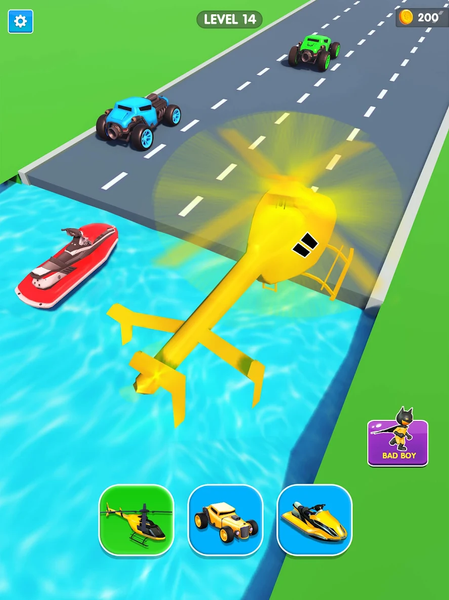 Shape Evolution: Race and Run - Image screenshot of android app