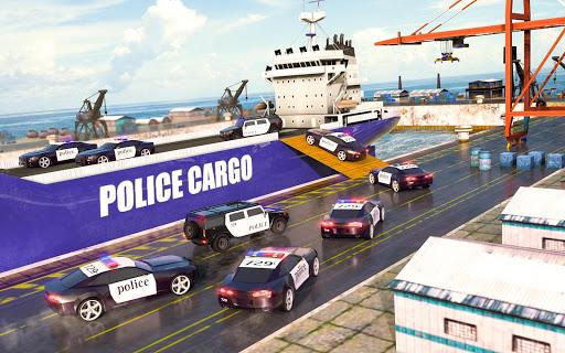 Police Ship Transporter Car Cargo - Image screenshot of android app
