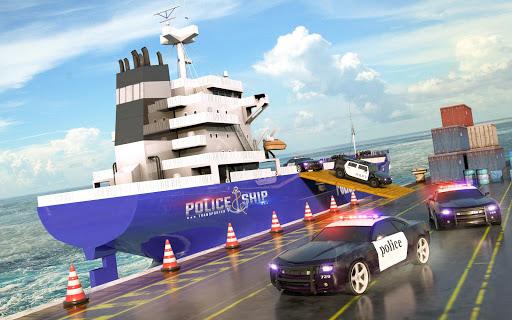 Police Ship Transporter Car Cargo - Image screenshot of android app