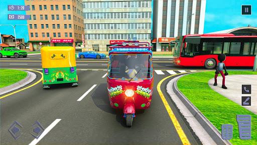 Stickman Tuk Tuk Auto Rickshaw Taxi Driving - Image screenshot of android app