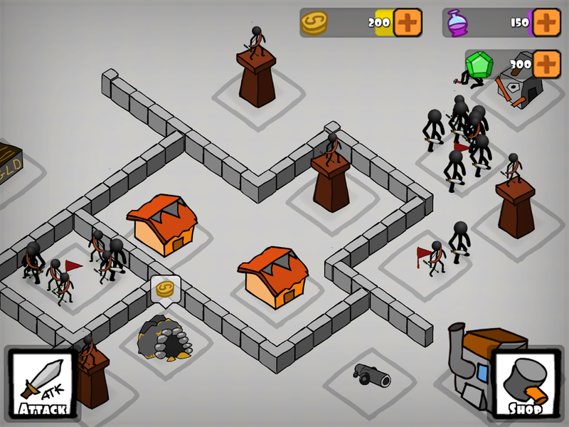 Stickman City Tap Builder - عکس بازی موبایلی اندروید