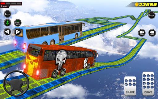Bus Impossible Tracks Stunt Racing 3D Coach Driver - Gameplay image of android game