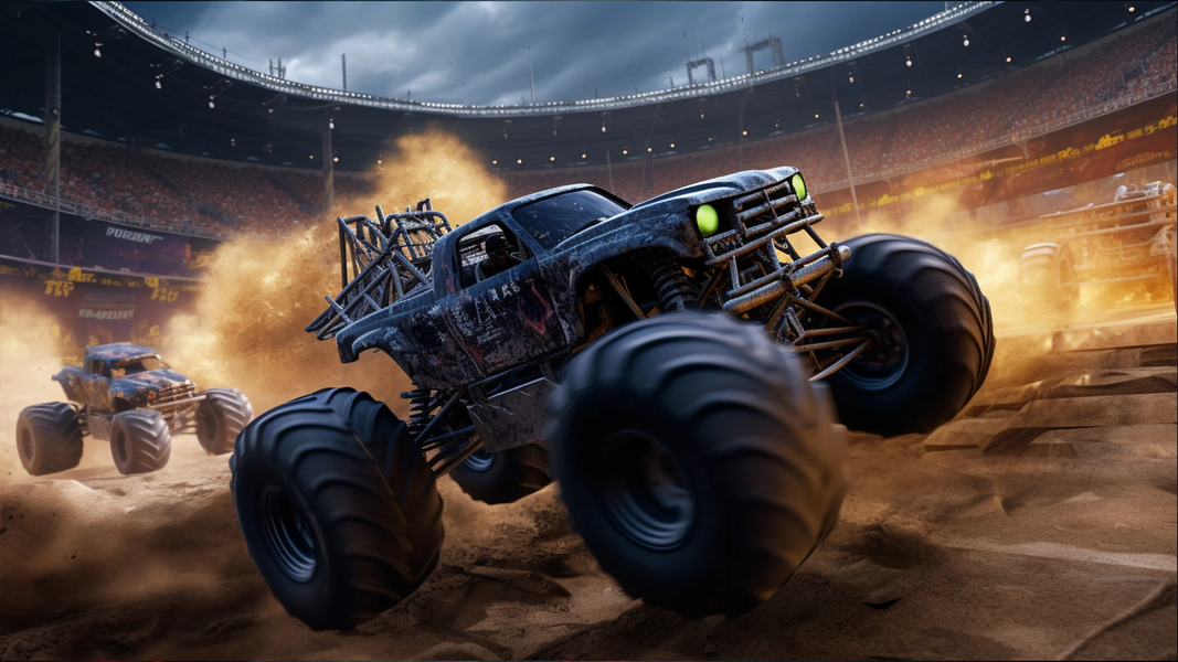 Crazy Monster Truck Games - عکس بازی موبایلی اندروید