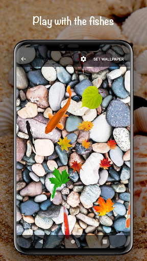 Fish On Screen ۳D Wallpaper - عکس برنامه موبایلی اندروید