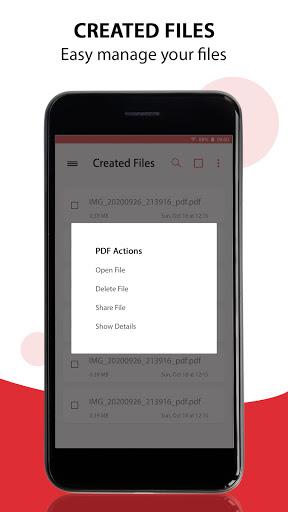 Image to PDF - PDF converter - Image screenshot of android app