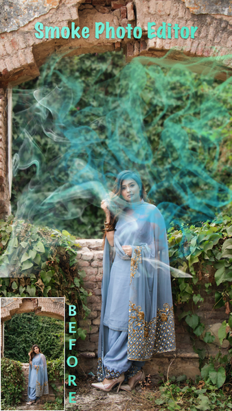 Smoke Photo - Smoke Art Effect - عکس برنامه موبایلی اندروید