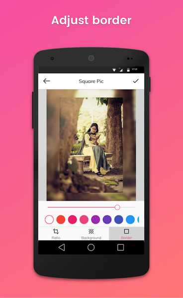 Square Photo, No Crop Photo - Image screenshot of android app