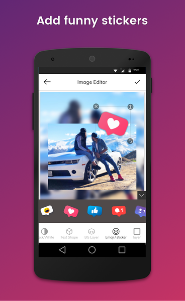 Square Photo, No Crop Photo - Image screenshot of android app