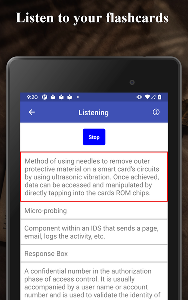 ACE PT Flashcards - Image screenshot of android app