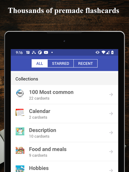 Thai flashcards - Image screenshot of android app