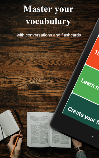 Thai flashcards - Image screenshot of android app
