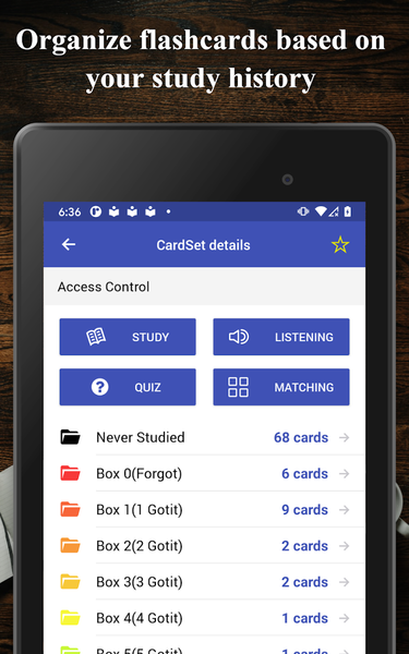 Korean Flashcards - Image screenshot of android app