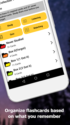 LSAT Flashcards - Image screenshot of android app