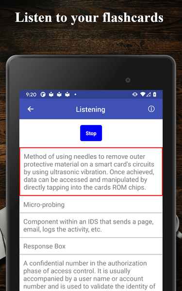 MCSE Flashcards - عکس برنامه موبایلی اندروید