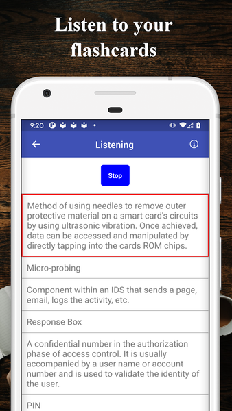 MCSE Flashcards - عکس برنامه موبایلی اندروید