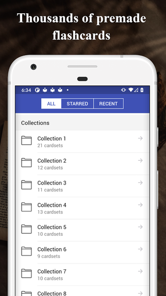 NAPLEX Flashcards - Image screenshot of android app