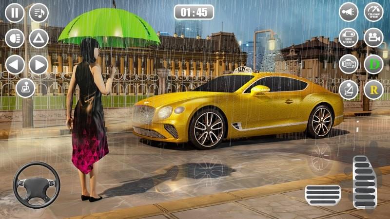 بازی ماشین تاکسی : ماشین بازی - عکس بازی موبایلی اندروید