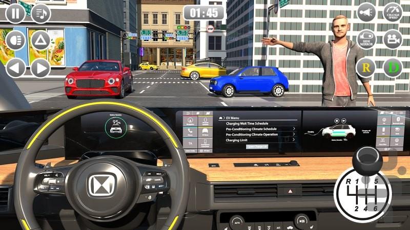 بازی ماشین تاکسی : ماشین بازی - عکس بازی موبایلی اندروید