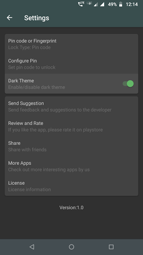 Fingerprint App Locker - عکس برنامه موبایلی اندروید