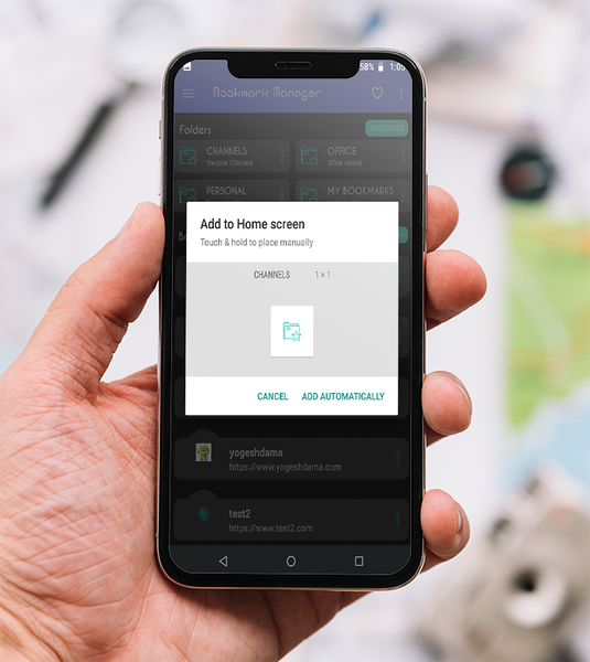 Bookmark Manager - عکس برنامه موبایلی اندروید