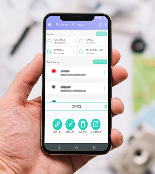 Bookmark Manager - عکس برنامه موبایلی اندروید
