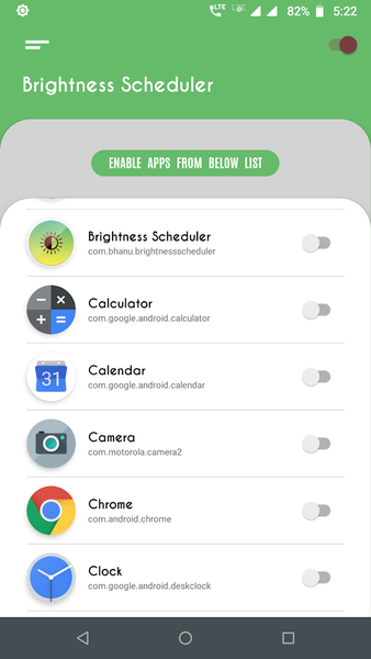 Brightness Control per app - عکس برنامه موبایلی اندروید
