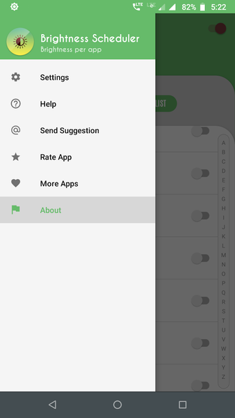Brightness Control per app - عکس برنامه موبایلی اندروید