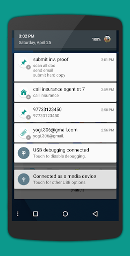Quick Notes Reminder in notification - عکس برنامه موبایلی اندروید