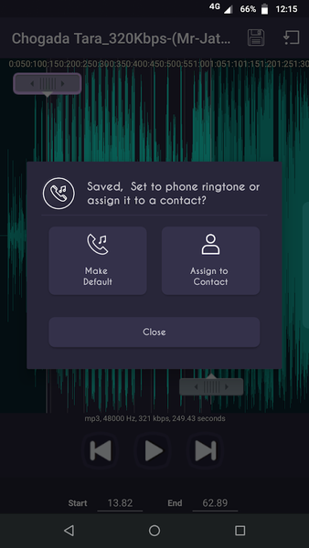 Ringtone Maker - MP3 Cutter - Image screenshot of android app