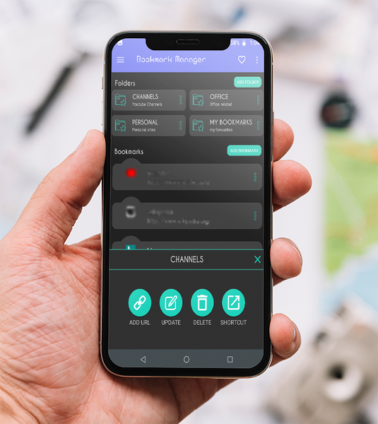 Bookmark Manager - URL manager - عکس برنامه موبایلی اندروید