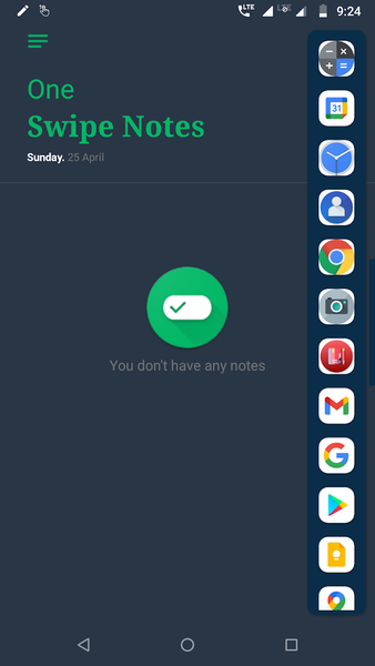 Edge Side Bar - App Shortcuts - Image screenshot of android app